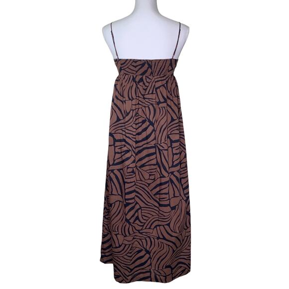 Rails Lucille Moroccan Nights Brown & Black Print Sundress Midi Dress - Picture 5 of 8